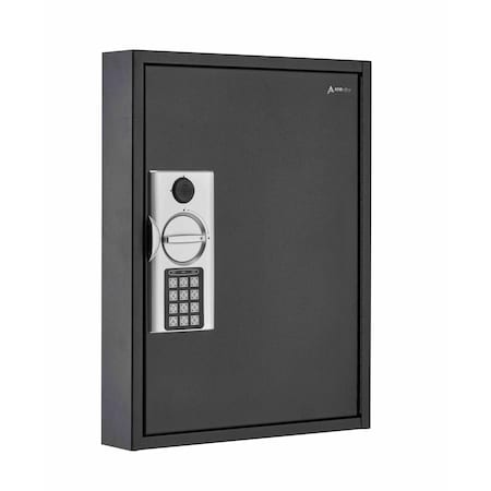 Adiroffice 60-Key Steel Heavy-Duty Key Cabinet with Electronic Digital Lock Keypad, Black ADI680-60-BLK-MK